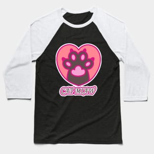 Cat paw, paw print, cute paw Baseball T-Shirt